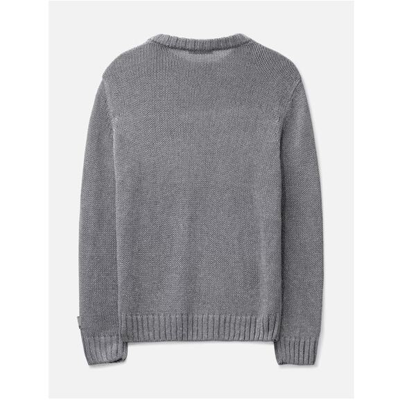 Midnight Studios Shane Gonzalez Men's Silver Baby Face Sweater Size M - Picture 5 of 11